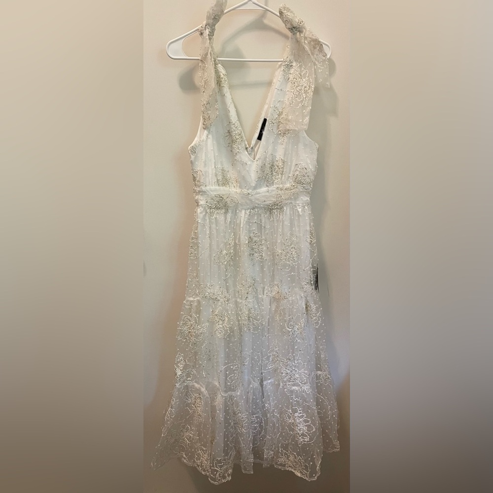White lulus maxi dress